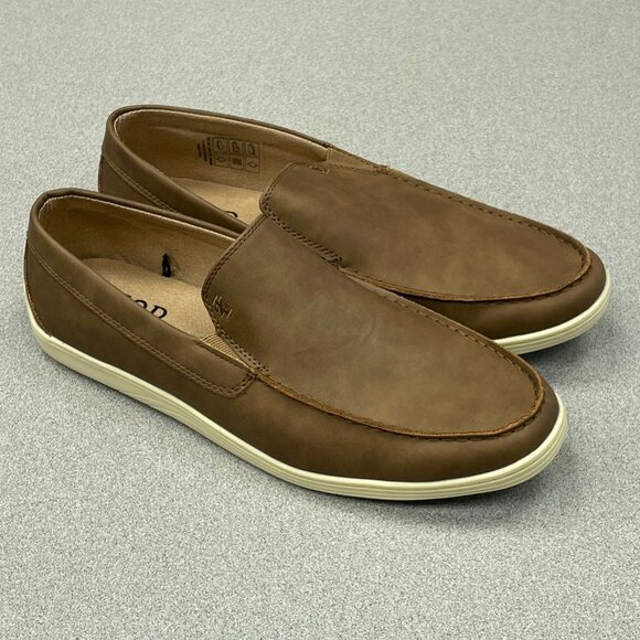 Izod Other - NEW Izod Seapoint Tan Memory Foam Men's Size 12 Slip-On Loafers
